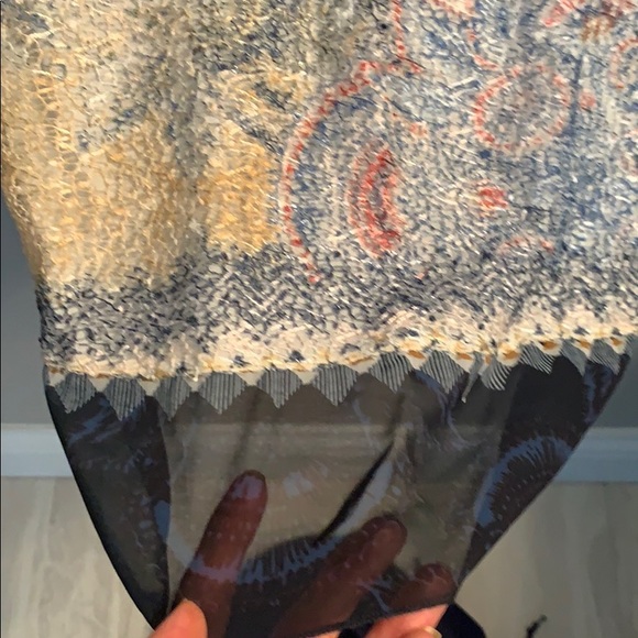 Christopher &Banks 3/4 sleeve multicolor top - Picture 3 of 3